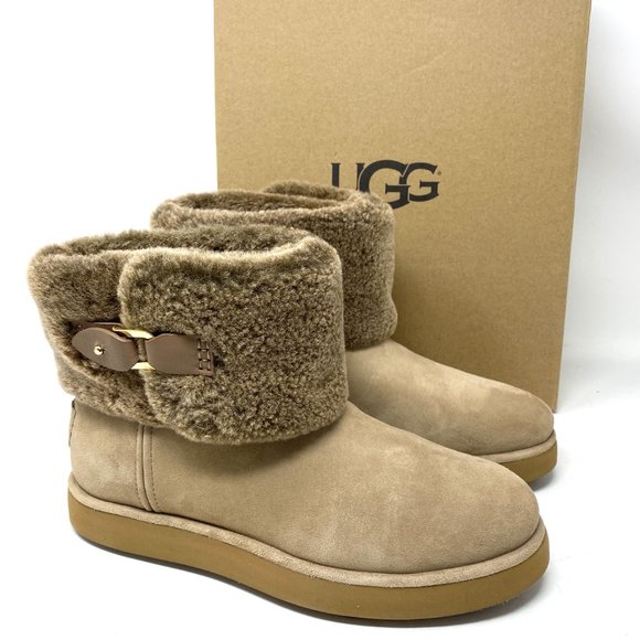 UGG Classic Berge Mini AMPHORA Women Boots Brown - Picture 6 of 9